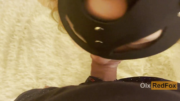 Csak arcmaszkban videózhattam le a partneremet ahogy lepippantja a fütykösömet Thumb